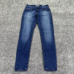 Mavi Jeans Womens 29/30 Blue Alexa Mid Rise Skinny Stretch Denim Medium Wash